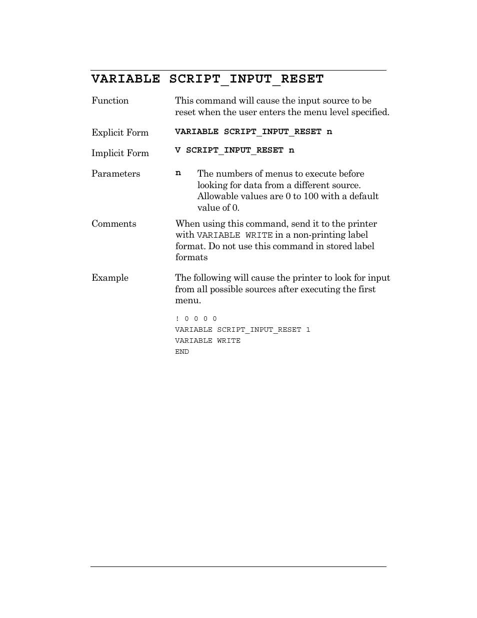 Variable script_input_reset, Ariable script_input_reset | CognitiveTPG DLXi User Manual | Page 255 / 326