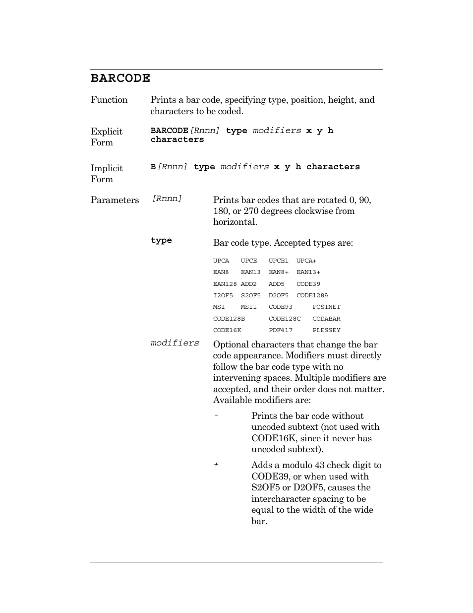 Barcode | CognitiveTPG DLXi User Manual | Page 34 / 326