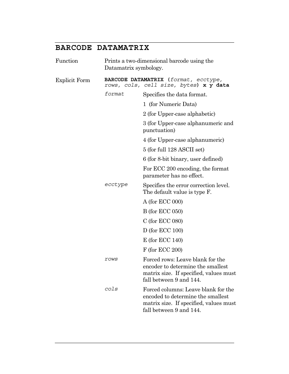 Barcode datamatrix | CognitiveTPG DLXi User Manual | Page 41 / 326
