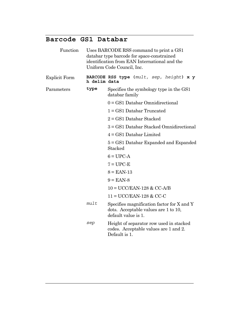 Barcode gs1 databar, Barcode aztec, Barcode gs1 | CognitiveTPG DLXi User Manual | Page 47 / 326