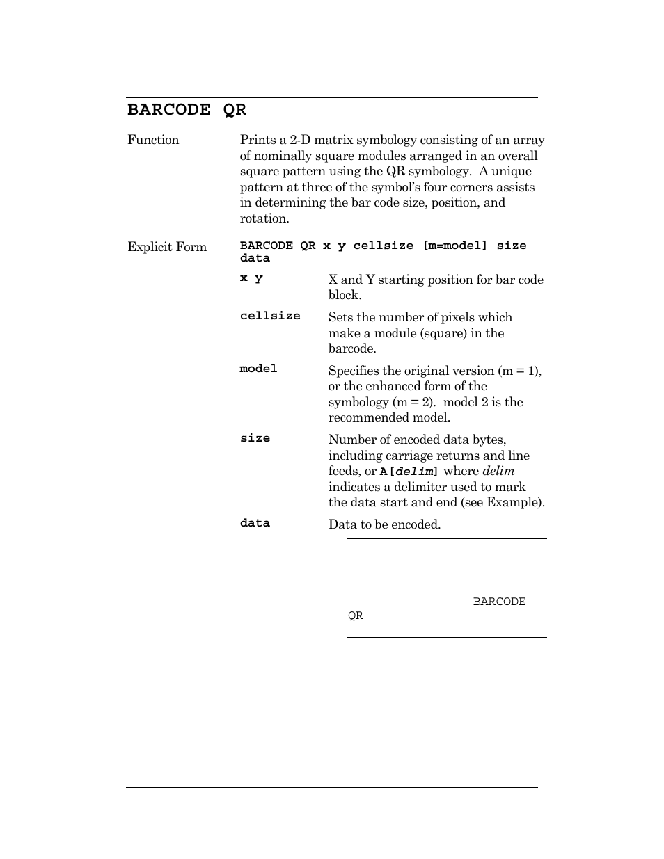 Barcode qr | CognitiveTPG DLXi User Manual | Page 54 / 326