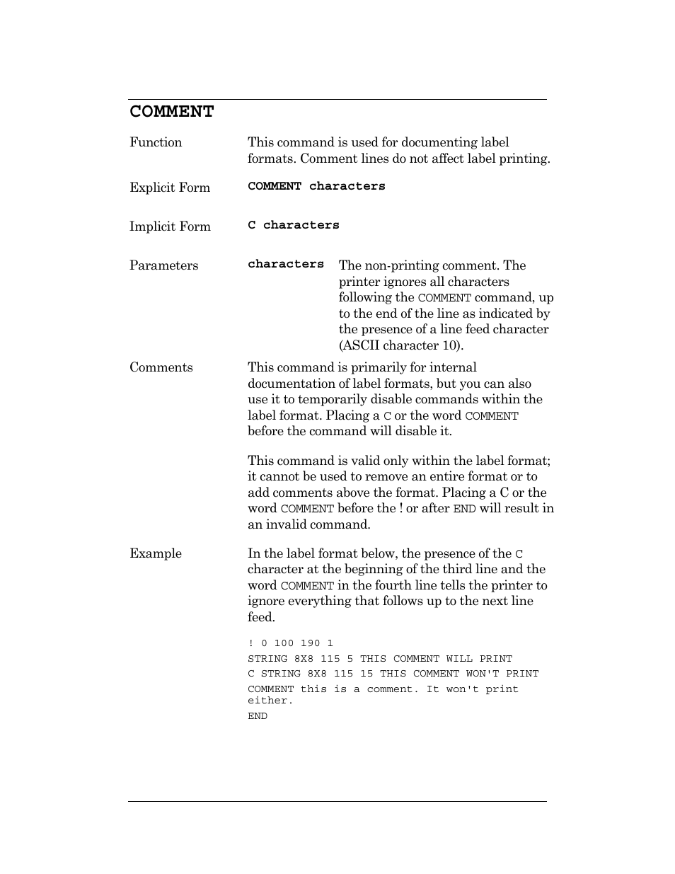 Comment | CognitiveTPG DLXi User Manual | Page 62 / 326