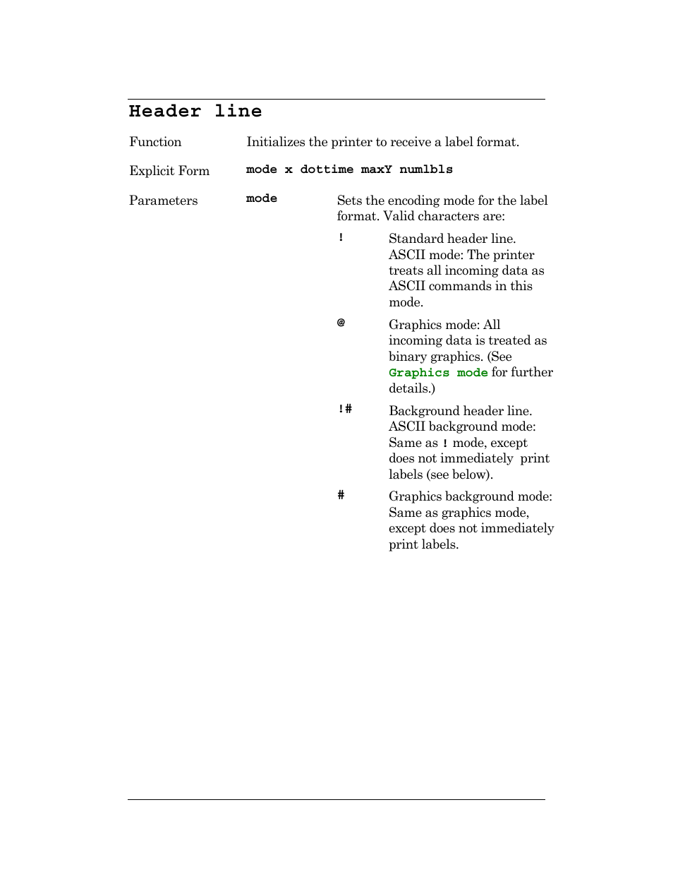 Header line | CognitiveTPG DLXi User Manual | Page 78 / 326