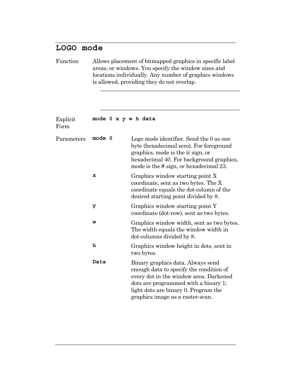 Logo mode, Logo, Mode | CognitiveTPG DLXi User Manual | Page 85 / 326