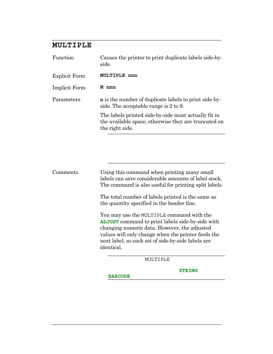 Multiple, Rt the | CognitiveTPG DLXi User Manual | Page 87 / 326
