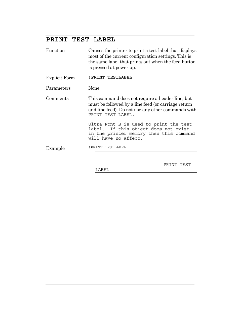 Print test label | CognitiveTPG DLXi User Manual | Page 92 / 326