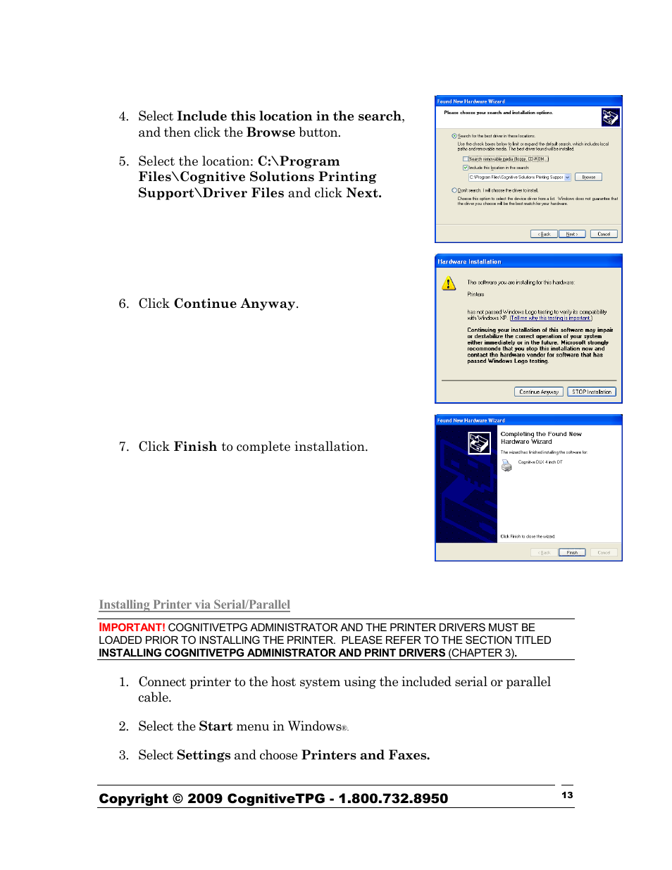 CognitiveTPG Advantage DLX User Manual | Page 13 / 27