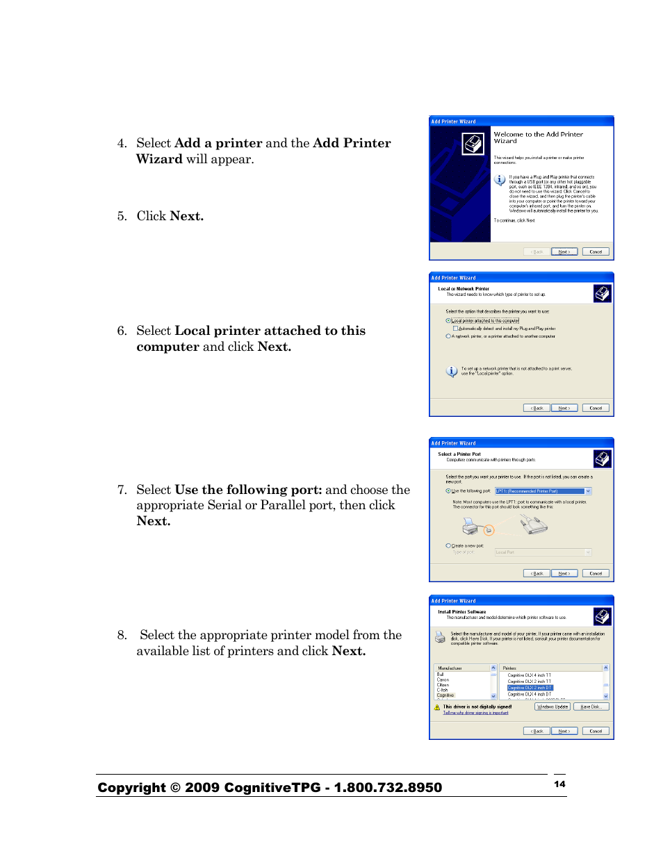 CognitiveTPG Advantage DLX User Manual | Page 14 / 27