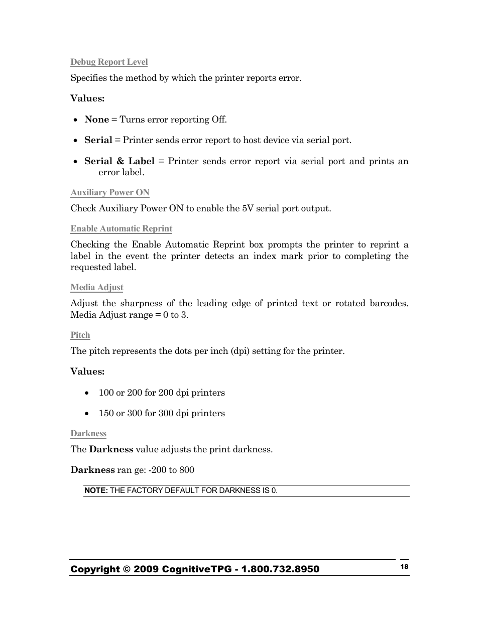 CognitiveTPG Advantage DLX User Manual | Page 18 / 27
