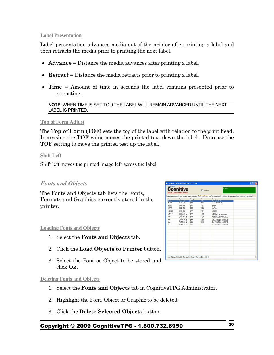 CognitiveTPG Advantage DLX User Manual | Page 20 / 27