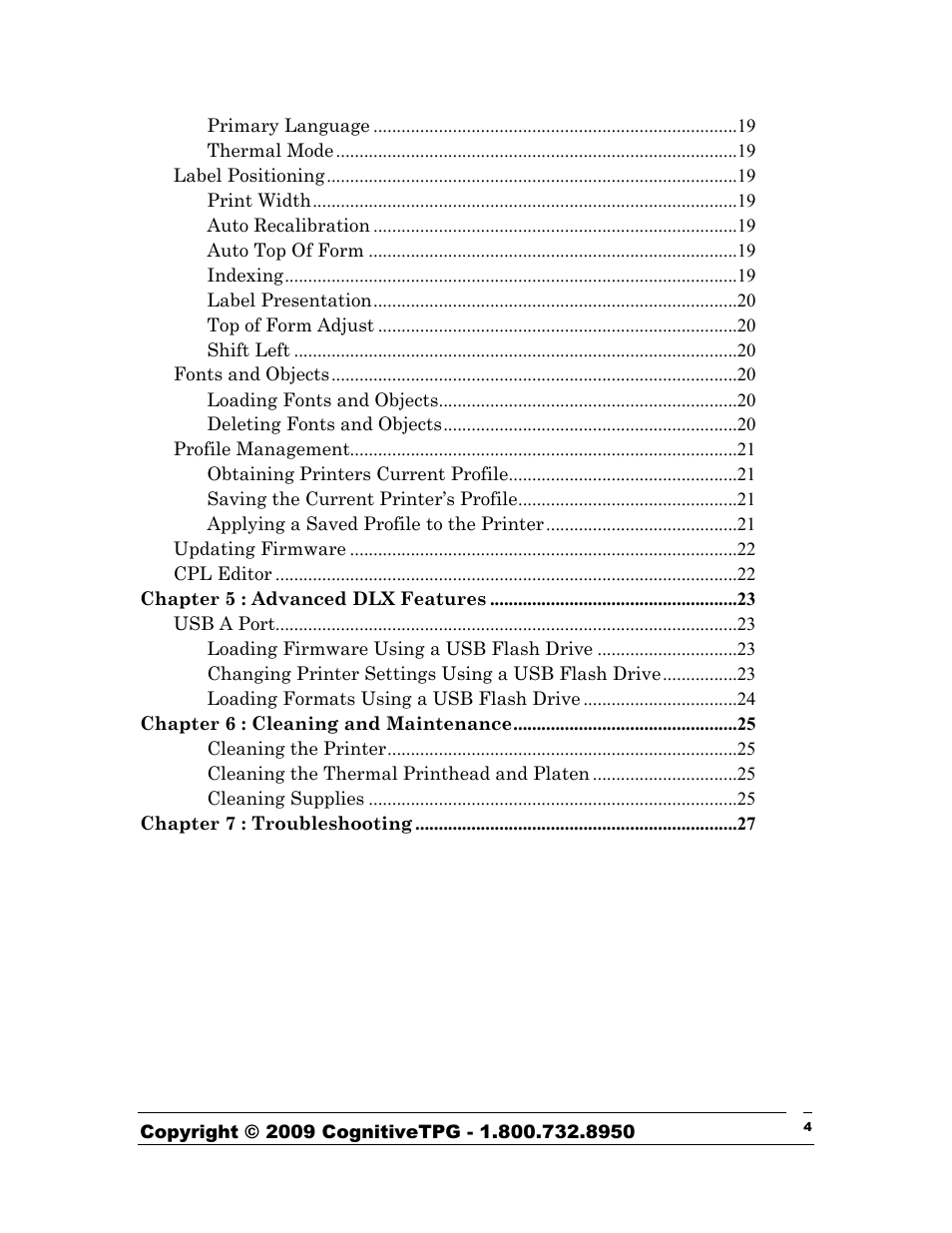 CognitiveTPG Advantage DLX User Manual | Page 4 / 27
