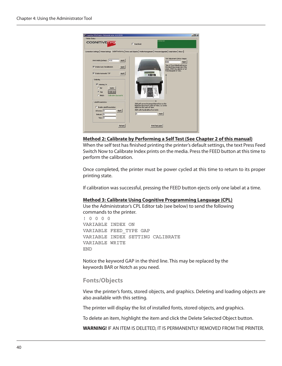 Fonts/objects | CognitiveTPG CRx User Manual | Page 44 / 90