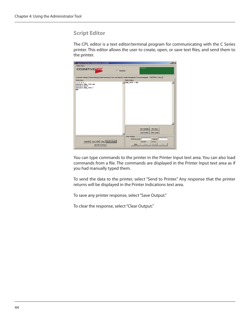 Script editor | CognitiveTPG CRx User Manual | Page 48 / 90