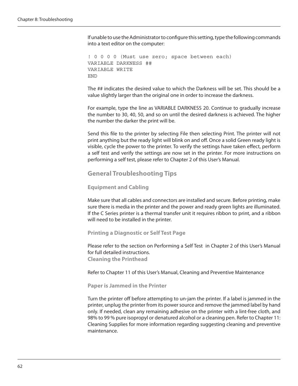 General troubleshooting tips | CognitiveTPG CRx User Manual | Page 66 / 90