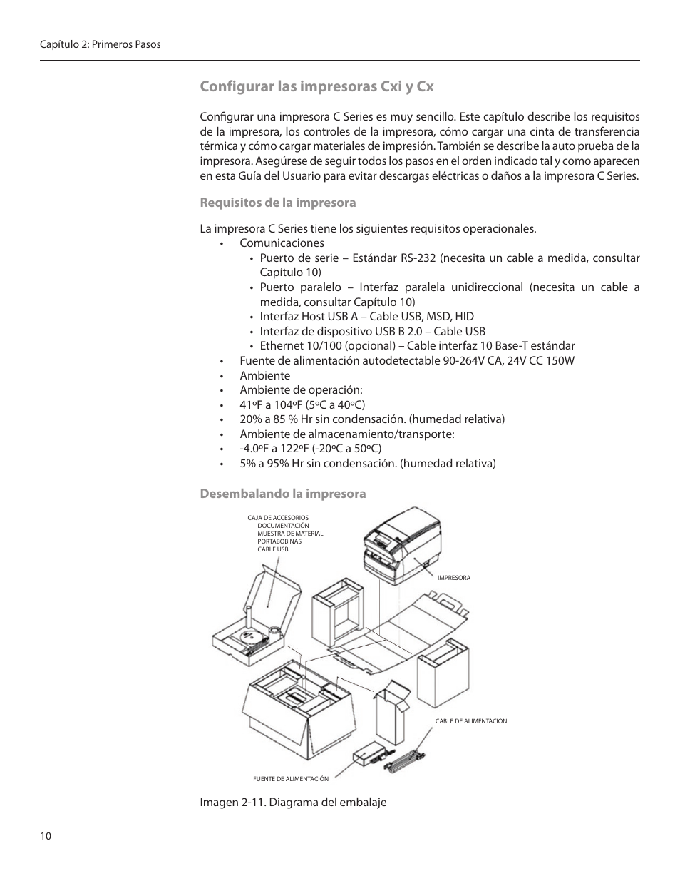 Configurar las impresoras cxi y cx | CognitiveTPG CRx User Manual | Page 14 / 92