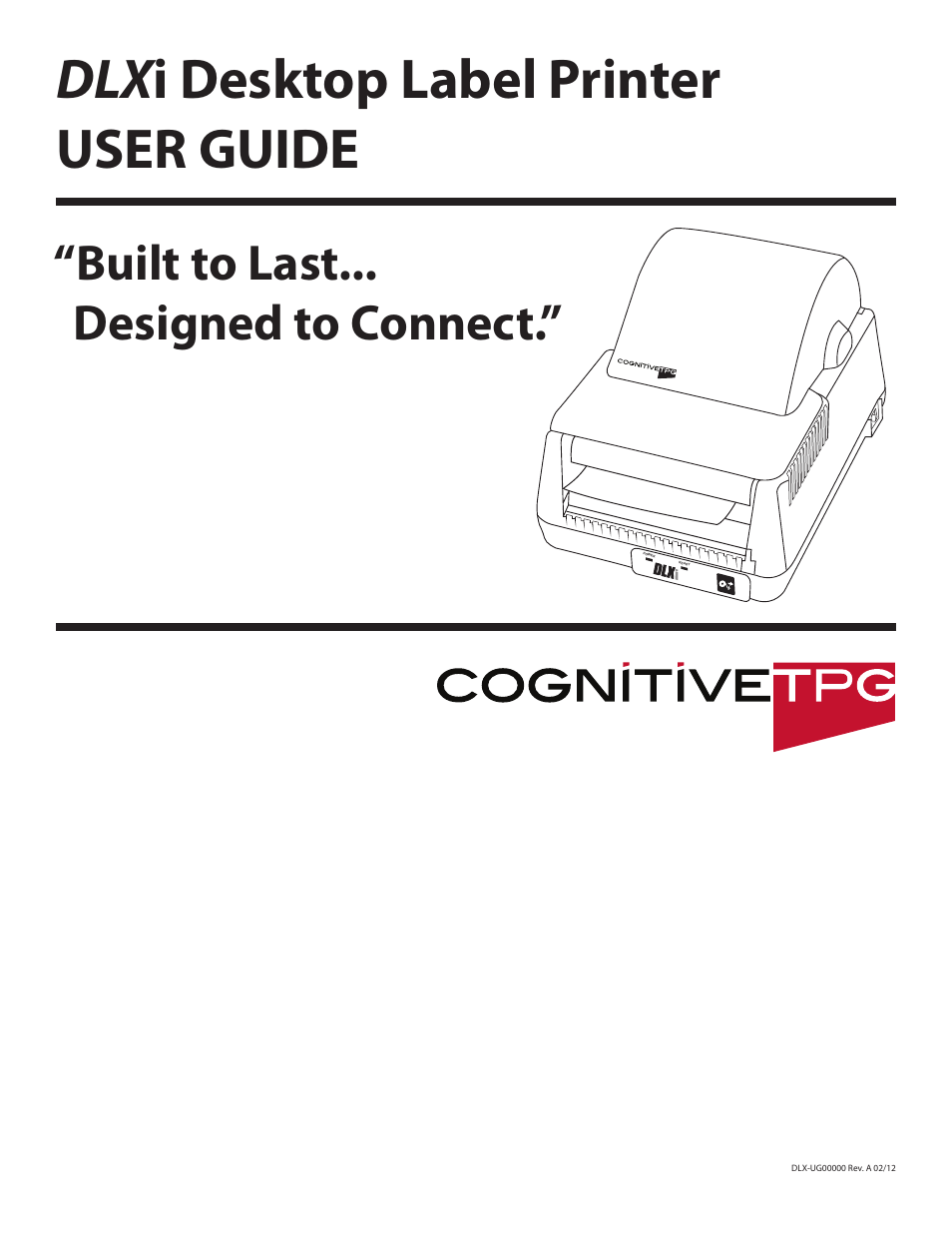 CognitiveTPG DLXi User Manual | 27 pages