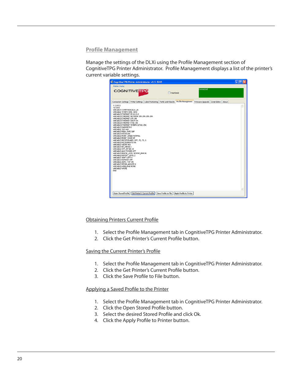 CognitiveTPG DLXi User Manual | Page 20 / 27