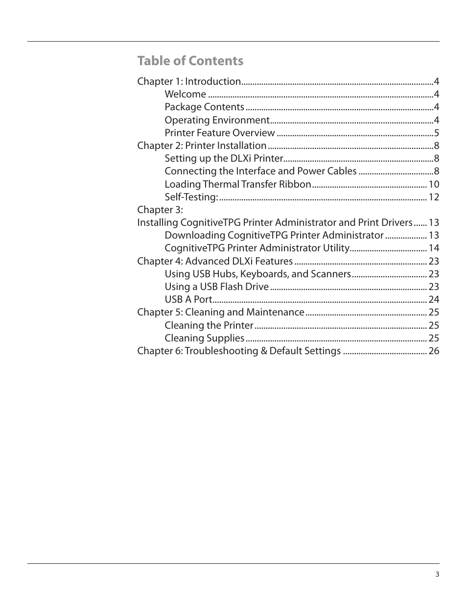 CognitiveTPG DLXi User Manual | Page 3 / 27