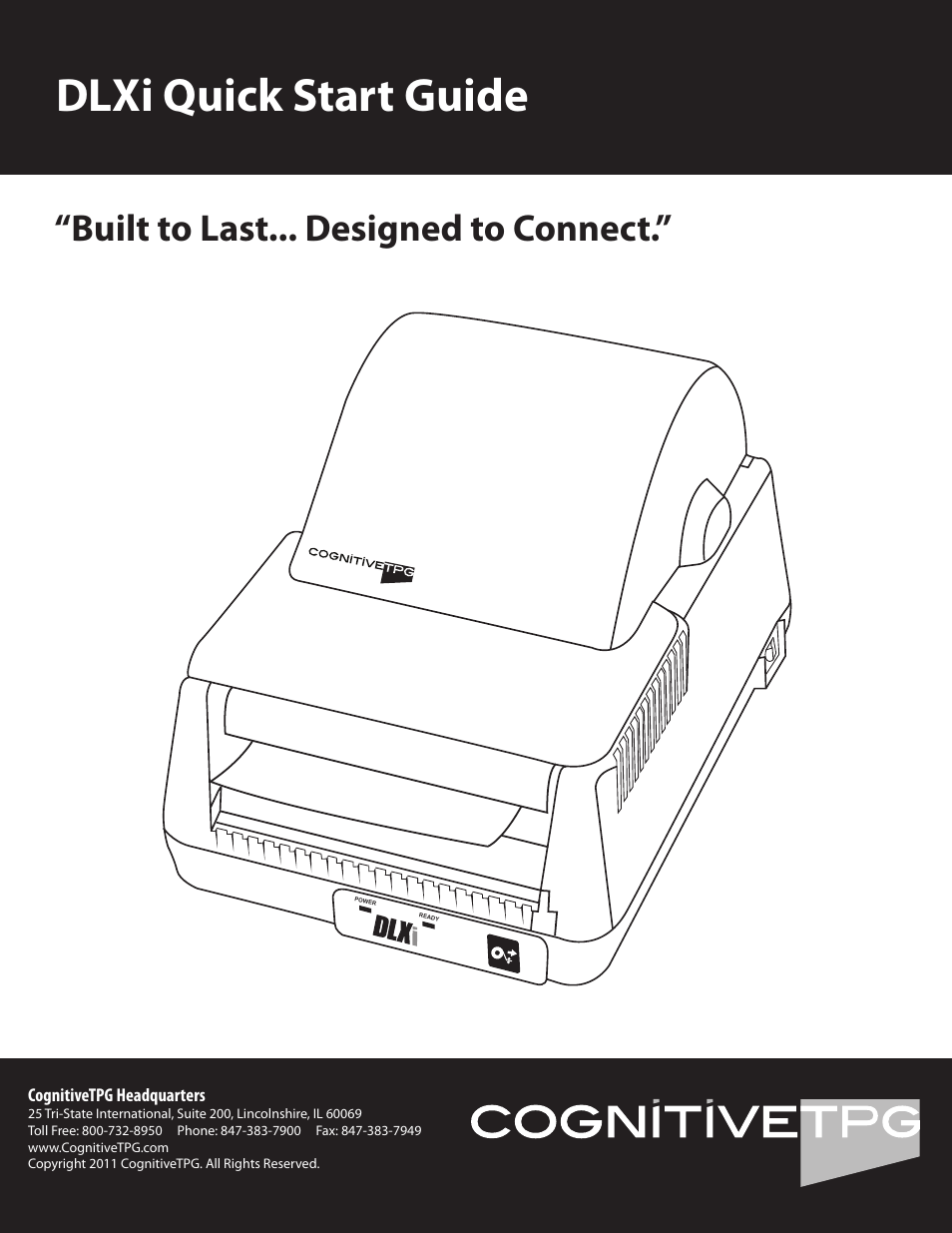 CognitiveTPG DLXi User Manual | 8 pages