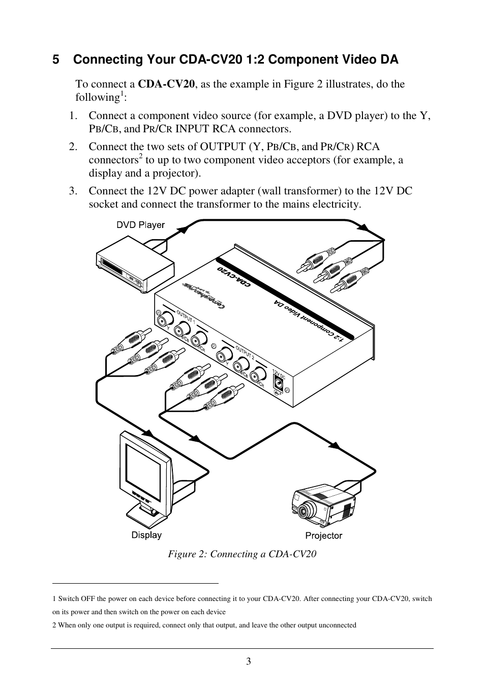 Comprehensive CDA-CV20 User Manual | Page 5 / 6