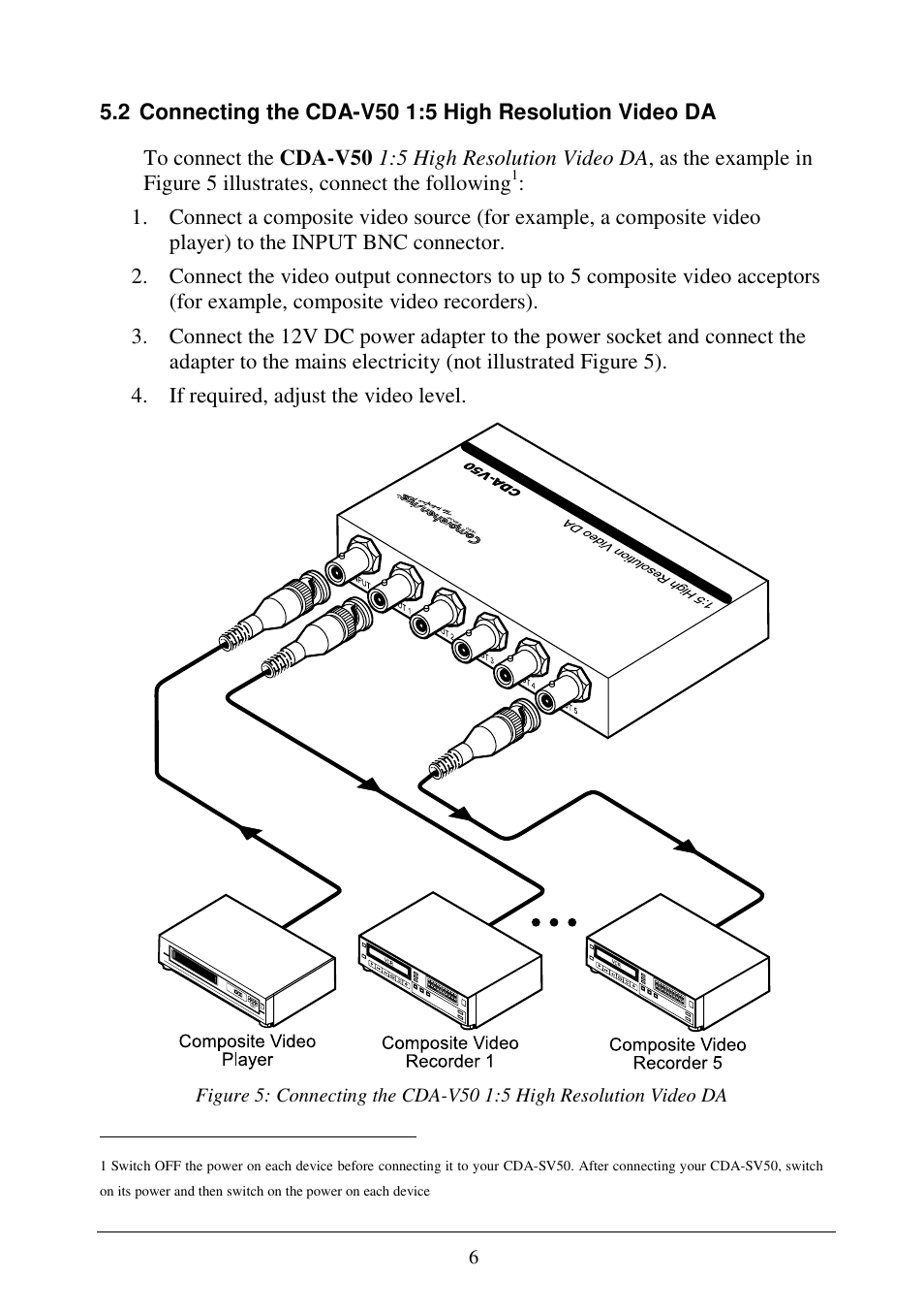 Comprehensive CDA-V50 User Manual | Page 8 / 9