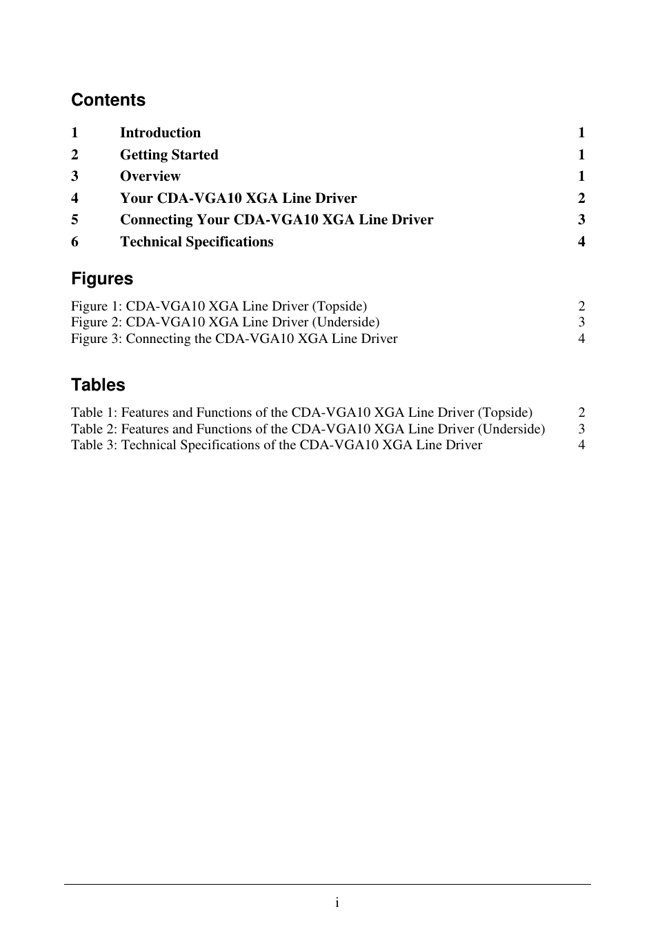 Comprehensive CDA-VGA10 User Manual | Page 2 / 6