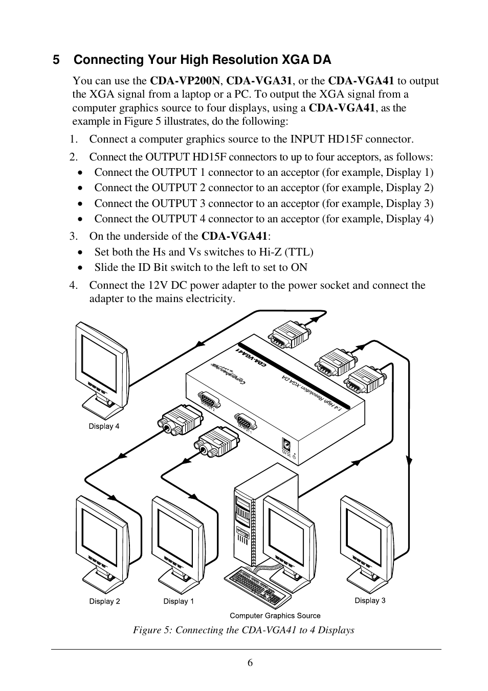 Comprehensive CDA-VGA41 User Manual | Page 8 / 9