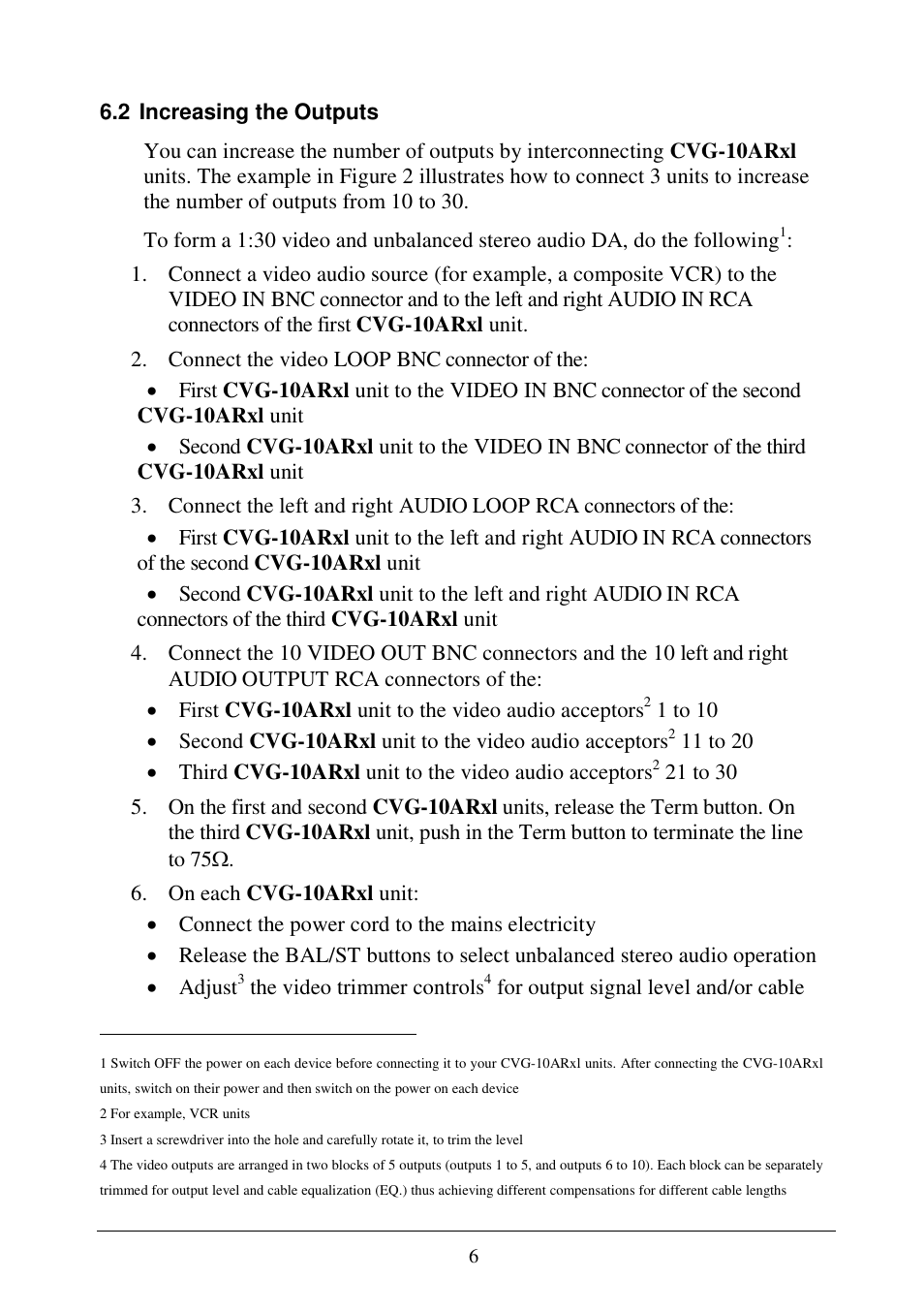 Comprehensive CVG-10ARxl User Manual | Page 8 / 10