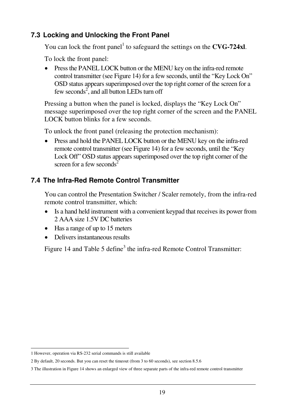 Comprehensive CVG-724xl User Manual | Page 23 / 55