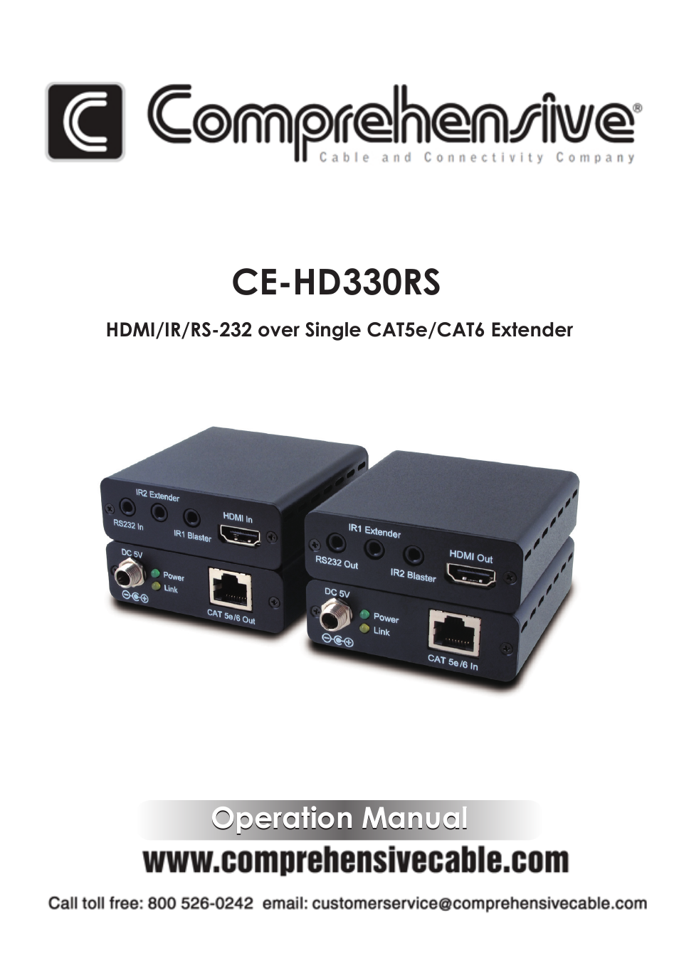 Comprehensive CE-HD330RS User Manual | 12 pages