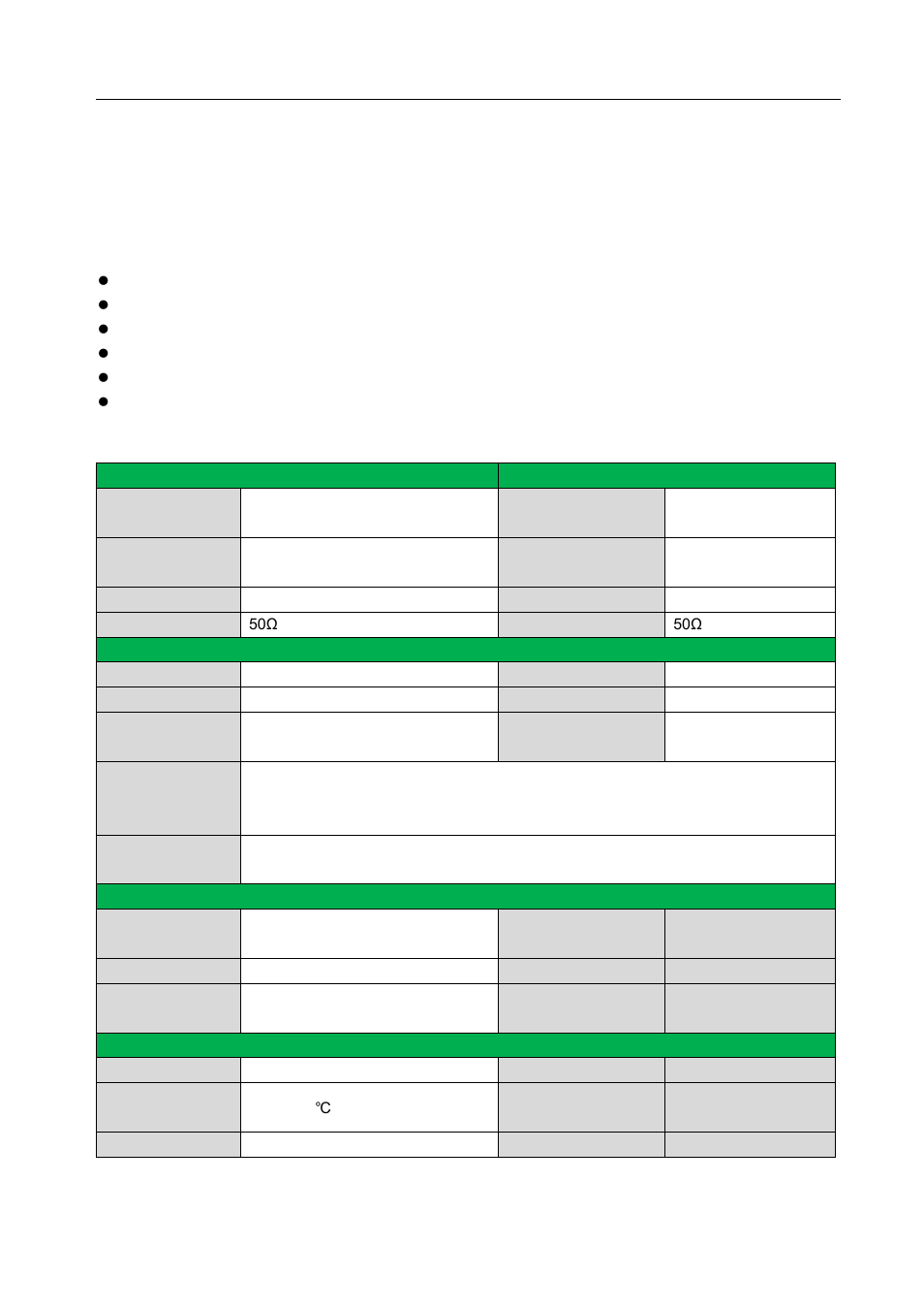 Features, Specification, Introduction | Comprehensive CP-HDA2 User Manual | Page 4 / 5