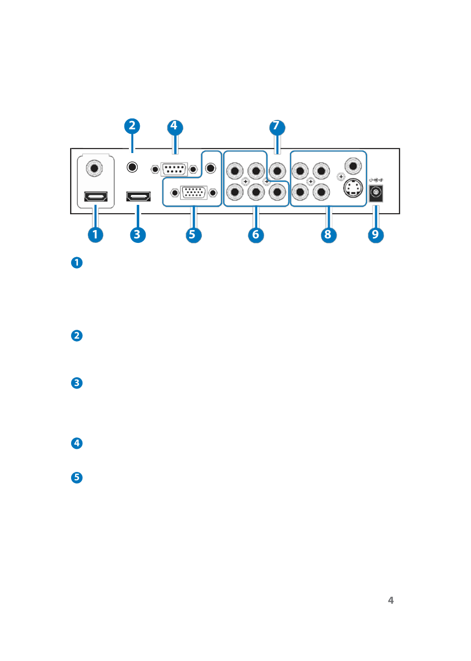 2 rear panel | Comprehensive CSC-750 User Manual | Page 8 / 18