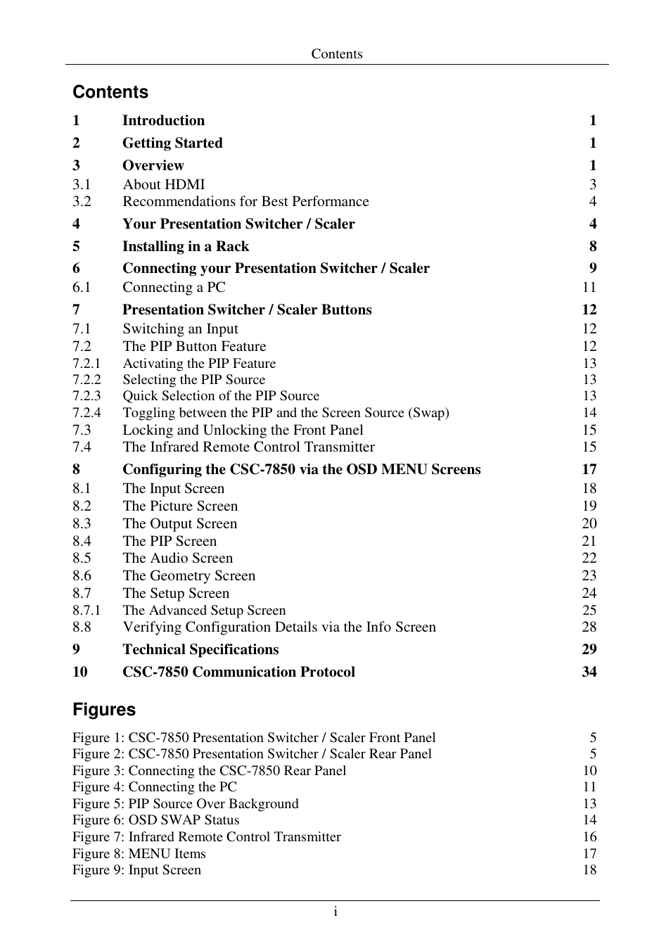 Comprehensive CSC-7850 User Manual | Page 2 / 46