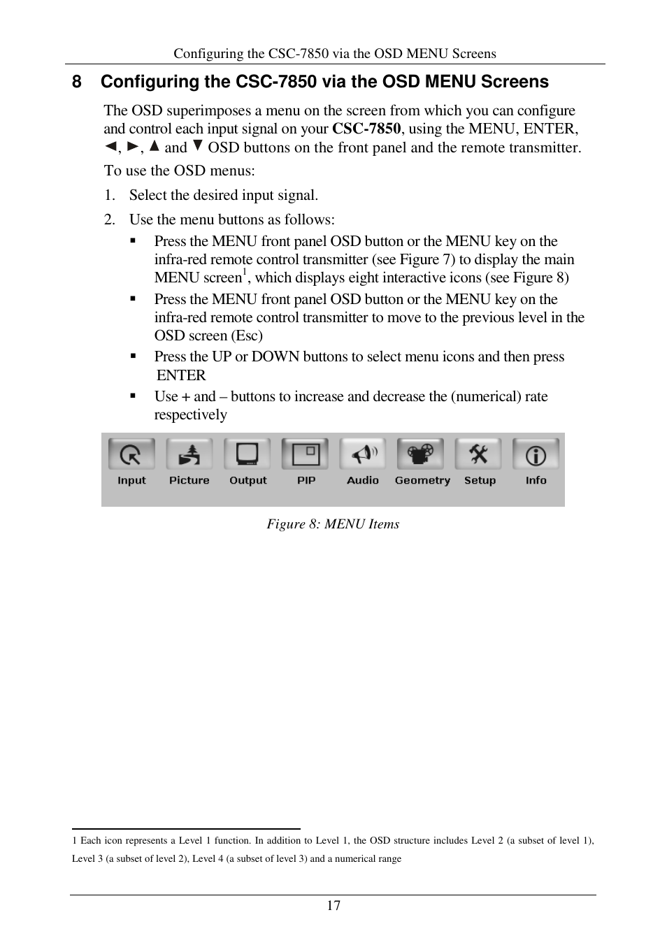 Comprehensive CSC-7850 User Manual | Page 20 / 46