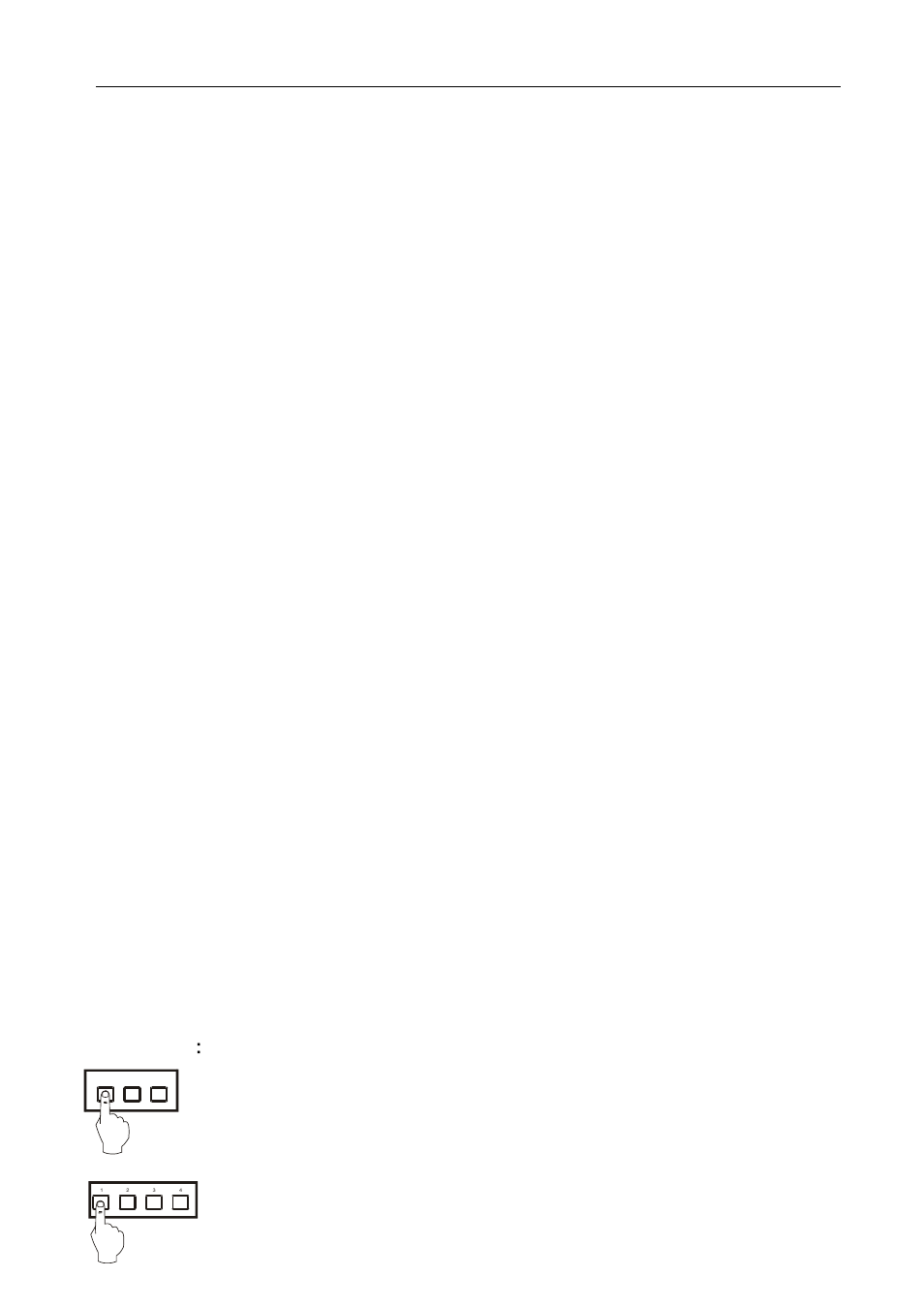 Operation of the control panel, 1 front panel description, 2 command format of the switching operation | Examples of operation, 3 examples of operation | Comprehensive CSW-DVI440A User Manual | Page 9 / 16