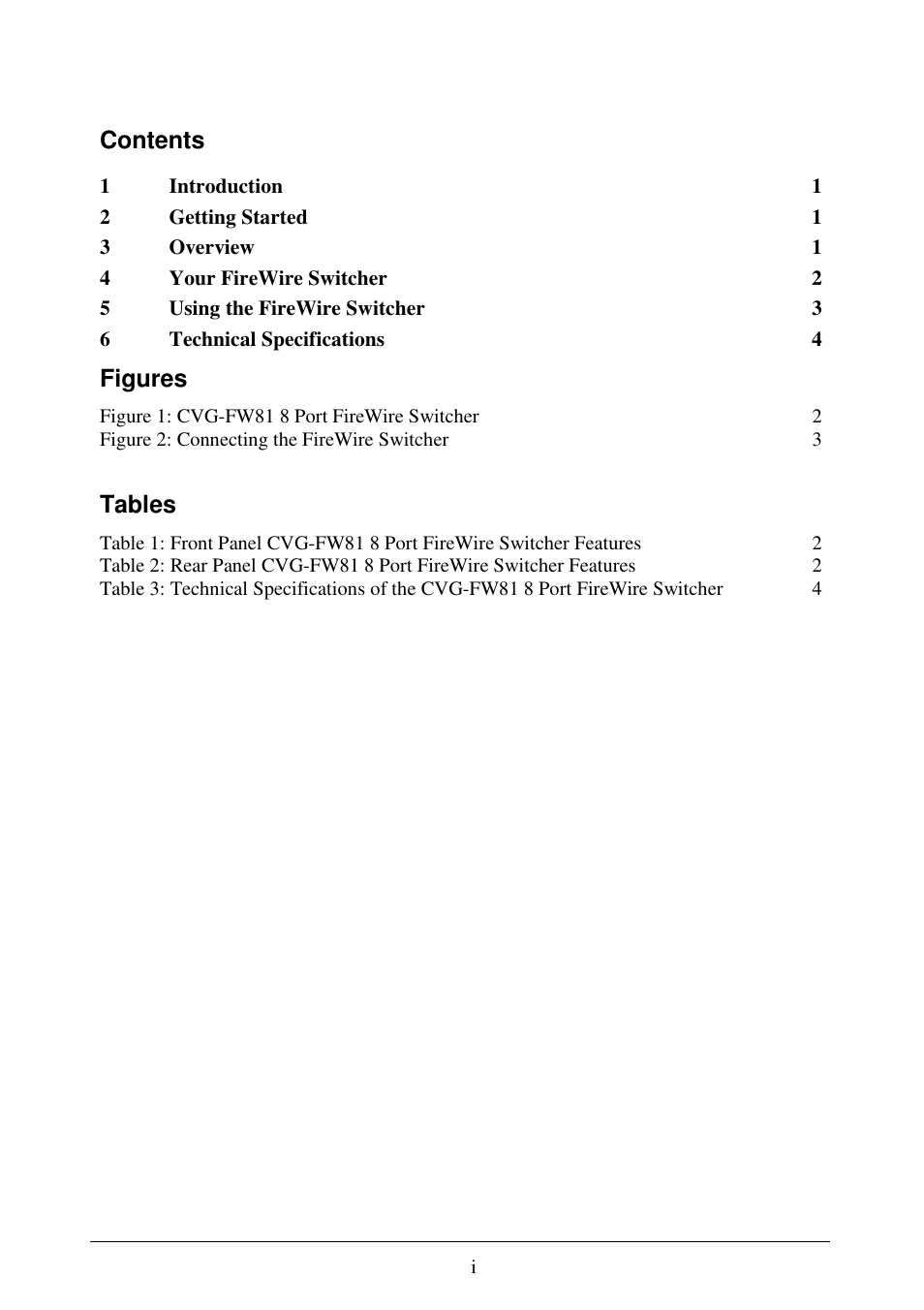 Comprehensive CVG-FW81 User Manual | Page 2 / 6