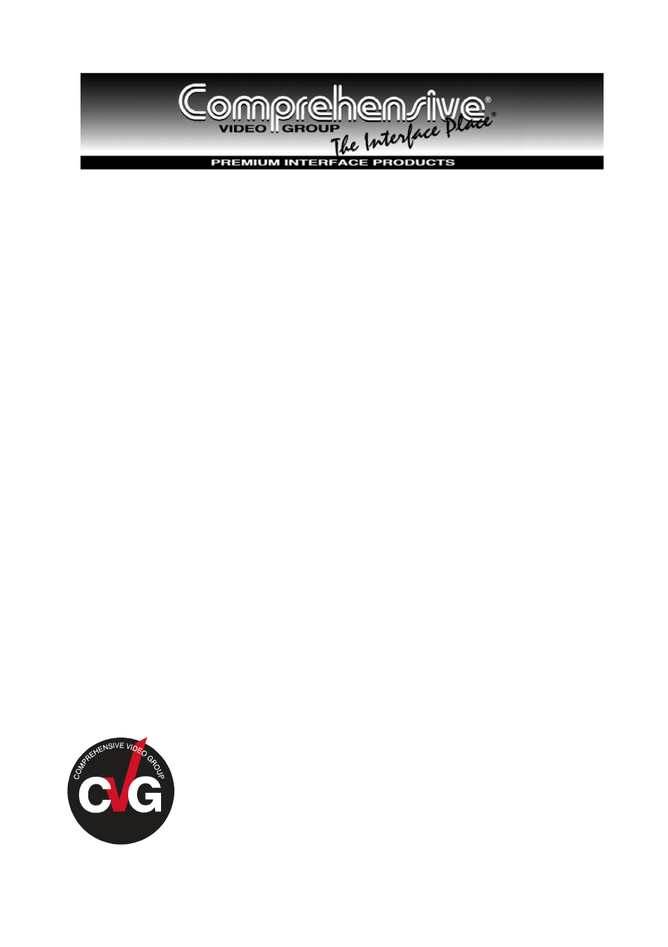 Comprehensive CVG-VP4xl User Manual | 8 pages