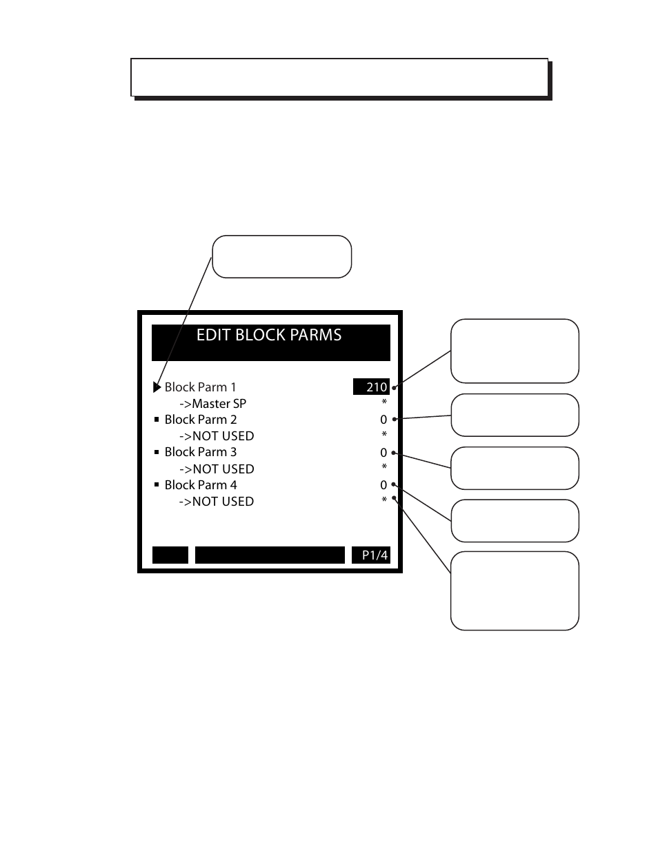 Edit block parms | CONTREX CX-1200 User Manual | Page 164 / 501