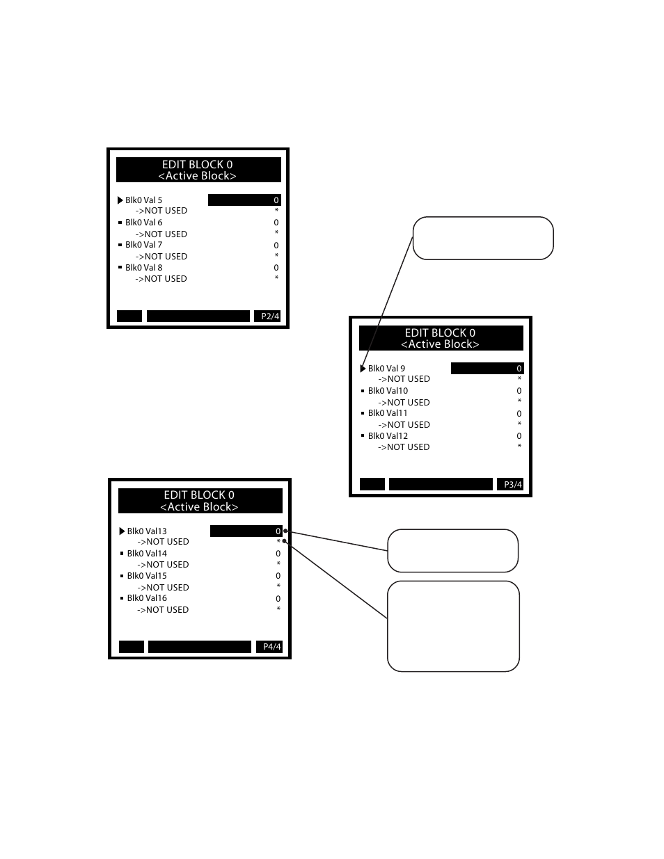 Edit block 0 <active block | CONTREX CX-1200 User Manual | Page 169 / 501