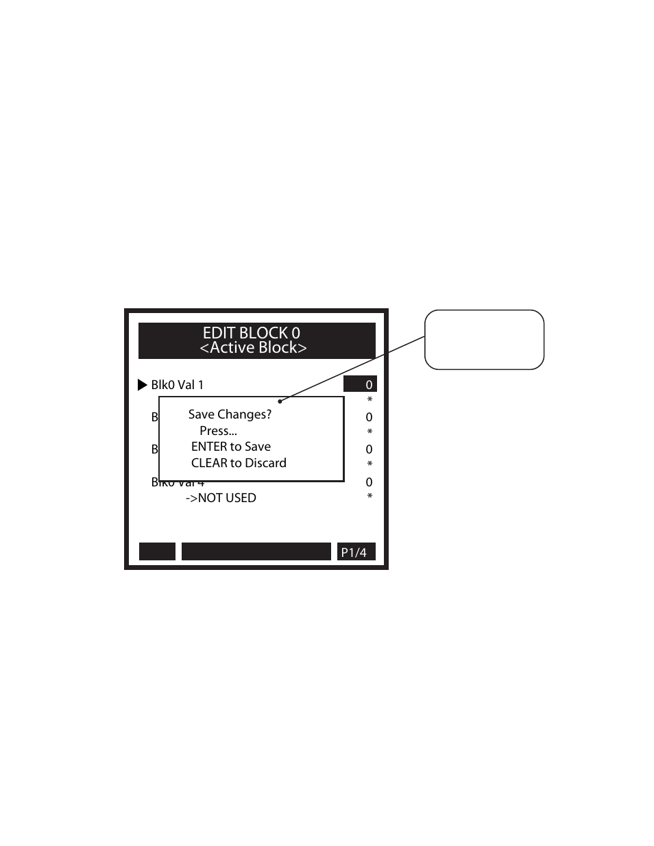 Edit block 0 <active block | CONTREX CX-1200 User Manual | Page 171 / 501