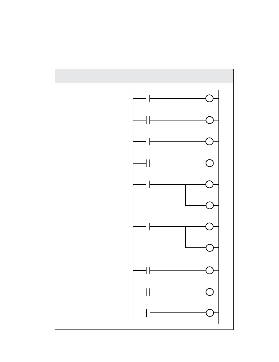 Cx-1200 appendix j, Appendix j: plc default program logic, Plc command equivalent logic ladder | CONTREX CX-1200 User Manual | Page 478 / 501