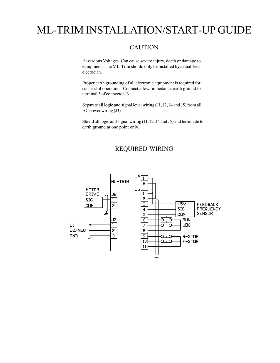 CONTREX ML-TRIM User Manual | 4 pages