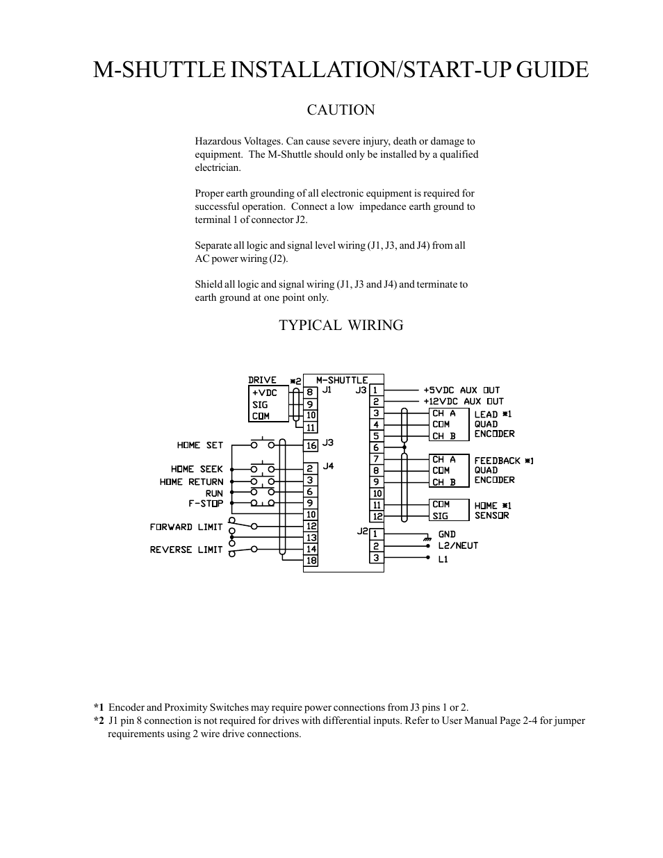 CONTREX M-Shuttle User Manual | 4 pages