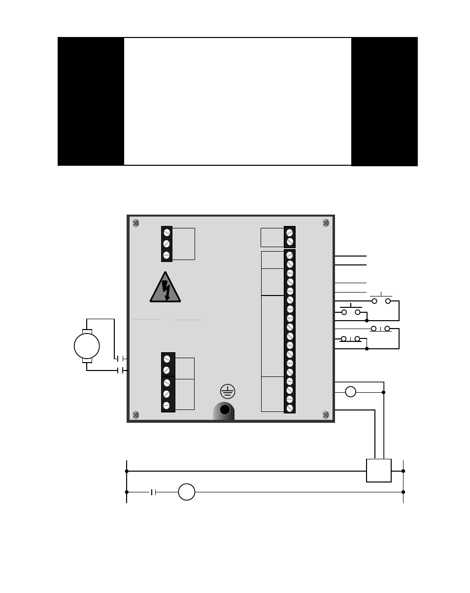 Danger, Figure g-3 start/stop with armature contactor, G- 3 | CONTREX ML-Drive User Manual | Page 159 / 178