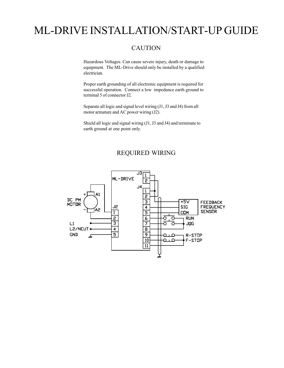 CONTREX ML-Drive User Manual | 4 pages