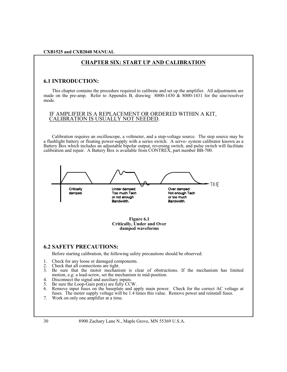 1 introduction, 2 safety precautions | CONTREX CXB2040 User Manual | Page 33 / 52