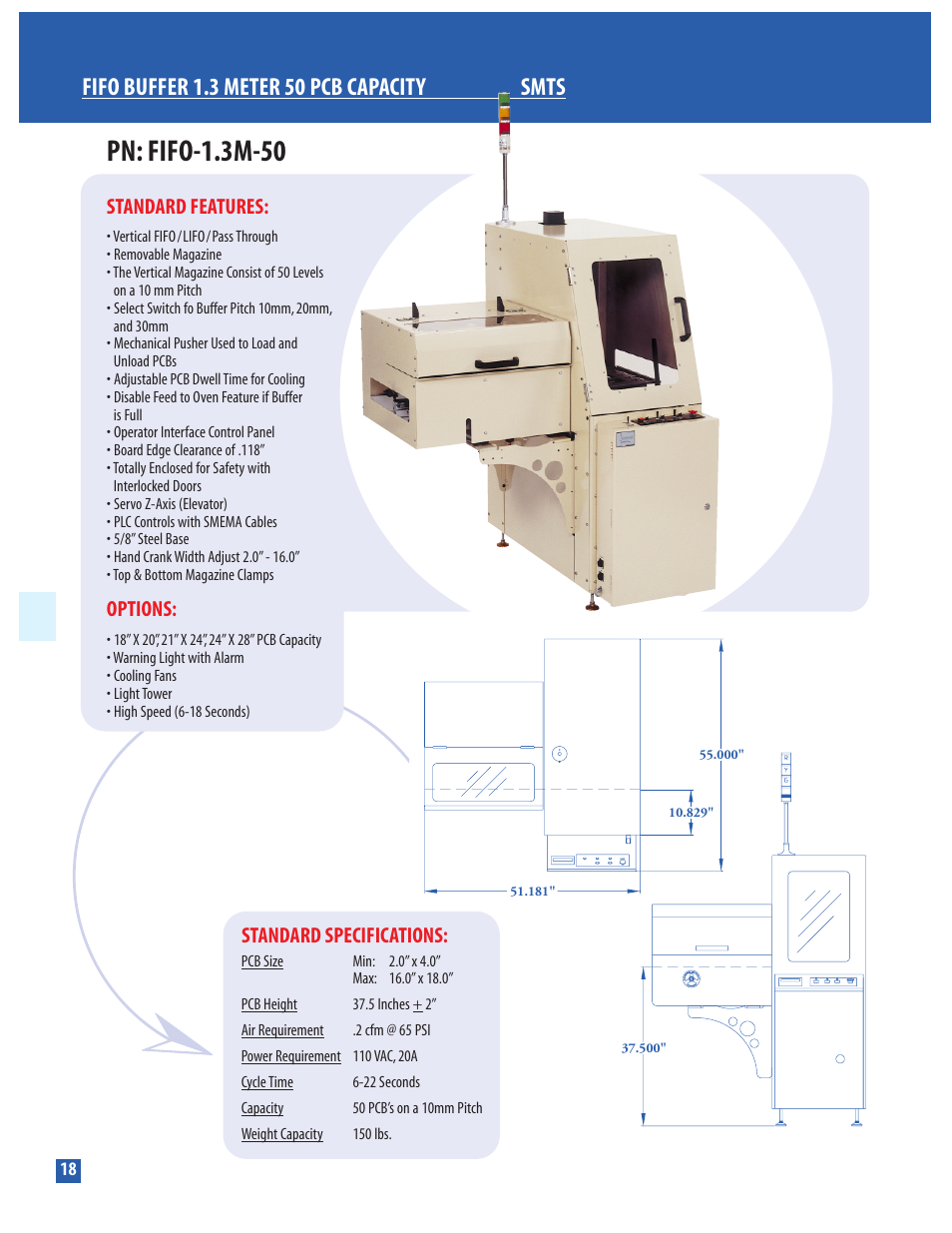 Conveyor Technologies FIFO-1.3M-50 User Manual | 1 page