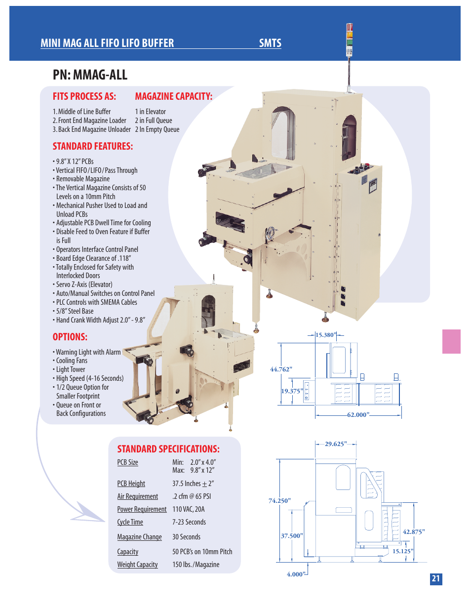 Conveyor Technologies MMAG-ALL User Manual | 1 page