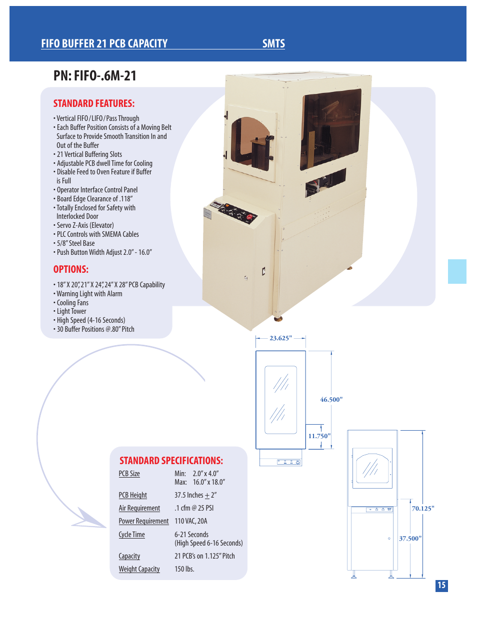 Conveyor Technologies FIFO-.6M-21 User Manual | 1 page