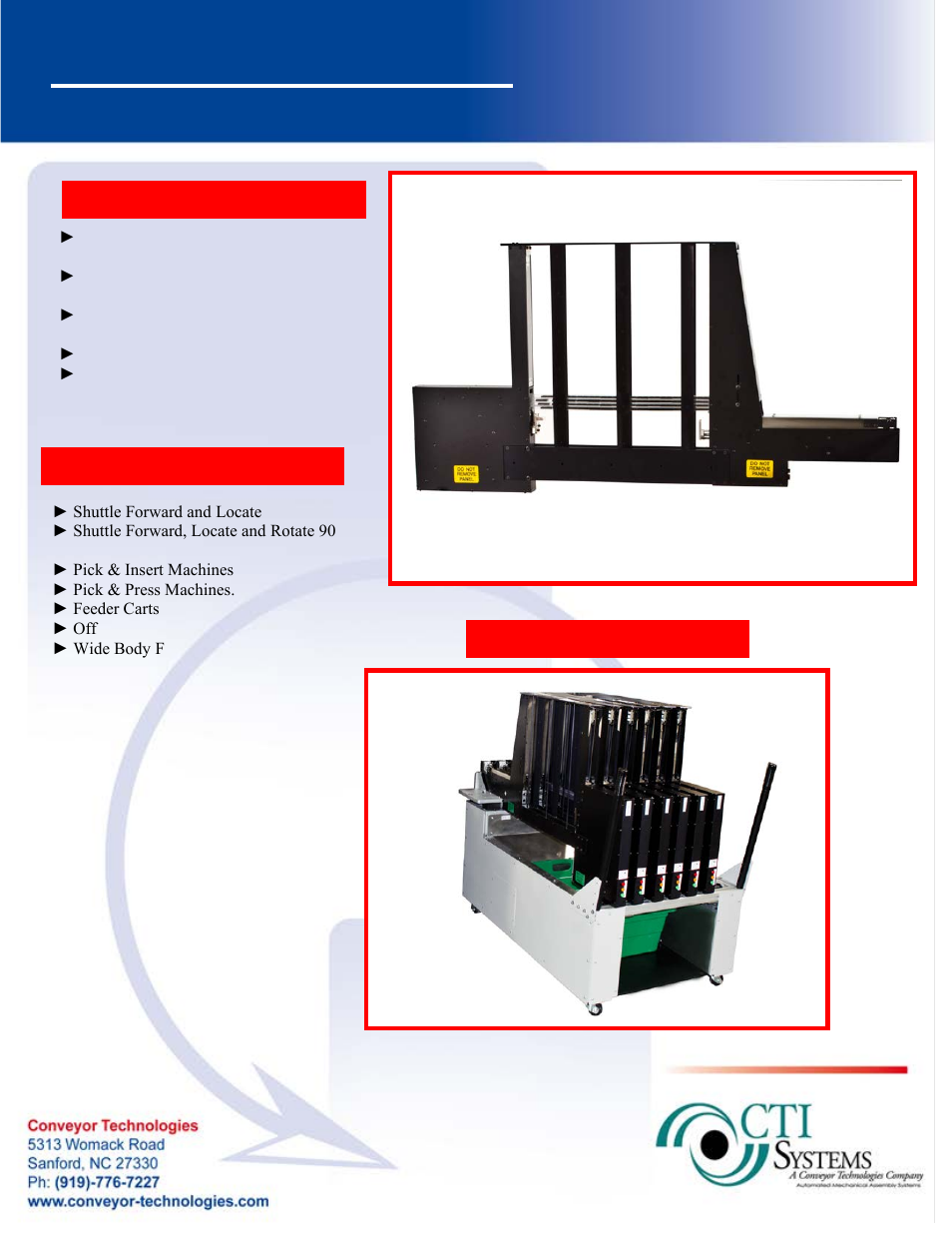 Conveyor Technologies TUBE FEEDER User Manual | 1 page